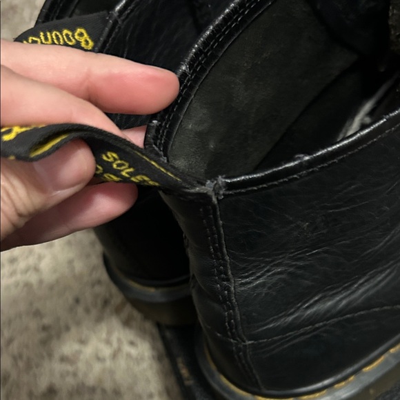 Dr Martens 90’s Vintage Made in England Black Leather Men's Boots - Picture 8 of 9